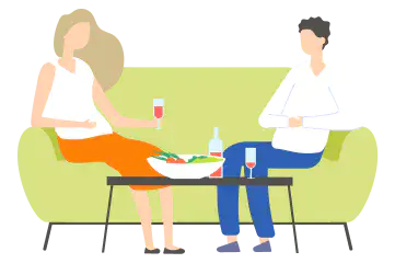 Kommen Sie zum Restaurant zum bestätigten Reservierungszeitpunkt!
